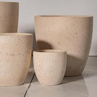 Grands pots de plantes extérieurs en fibre de verre pour arbres Matériau de poterie de forme désignée pour la décoration de la salle de jardin Utilisation intérieure/extérieure