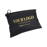 Kunden spezifische Druckverschluss-Versandt aschen für kleine Unternehmen für Kleidung Logo Schmucks chuhe und Pelz Frosted Zip Lock Bag MOQ 100pcs