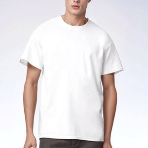 เสื้อยืดผู้ชายคุณภาพสูง ผ้าฝ้าย 100% น้ำหนัก 200 กรัม เนื้อผ้าหนา เป็นมิตรกับสิ่งแวดล้อม ระบายอากาศได้ดี ทรงโอเวอร์ไซส์ เหมาะสำหรับออกกำลังกาย ฟิตเนส กีฬา และสวมใส่ลำลอง - Product Image 5