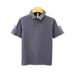 Polo de hombre de algodón en blanco logotipo personalizado y diseño bordado liso manga corta casual polos - Product Image 6