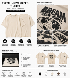 T-shirt décontracté pour homme à col rond et manches courtes avec imprimé d'art abstrait, coupe ample, 100% coton, tissu jersey écologique, streetwear - Product Image 6