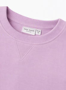 Sudadera informal de manga larga para mujer, con logotipo personalizado, para otoño e invierno, de algodón, lisa, con cuello redondo, estilo streetwear. - Product Image 5