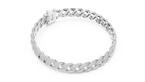 Pulsera de Eternidad con Diamantes en Oro Amarillo de 18K, Pulsera de Eslabones con Diamantes para Uso Diario, un Regalo Elegante para Ella - Product Image 2
