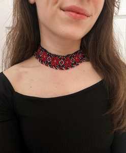 Collar de Moda con Cuentas Azules y Cristales de Imitación para Mujer, Venta Caliente 2026, Joyería para Fiestas, por UO INDIA - Product Image 1
