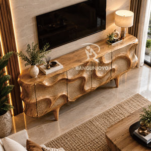 ตู้วางทีวีไม้เนื้อแข็งพรีเมียม โมเดิร์นหรูหรา ผลิตด้วยมือ - Product Image 3