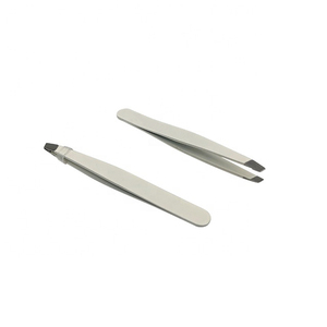 Pinzas para Cejas con Logotipo Personalizado, Pinzas para Cejas de Acero Inoxidable, Marca Privada, Pinzas para Cejas y Pestañas al por Mayor, Fabricante - Product Image 3