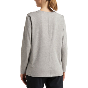 Camiseta de Manga Larga para Mujer, Informal, Holgada, de Algodón, Cómoda para Uso Diario, Prenda Básica de Moda, con Logotipo Personalizado - Product Image 2