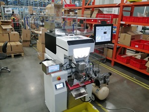 Desktop Automatic Vision Button Counting <span class=keywords><strong>Machine</strong></span> mit Beschriftung Verpackungs funktionen für Kleidungs knöpfe Perlen Film beutel Folie - Product Image 6