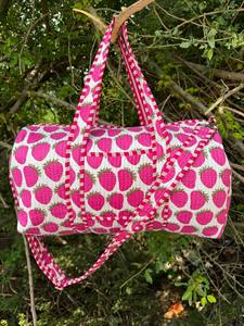 Bolsa de Viaje Acolchada de Algodón Resistente con Costuras Elegantes y Correa de Hombro Cómoda para Uso Diario - Product Image 3