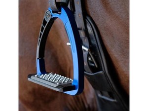 Estribos para Caballos ARMANDIOUS INDUSTRY |   Planchas de Montar Ligeras con Absorción de Impactos |   Aluminio Azul para Silla de Montar Inglesa Modelo T4 49 - Product Image 3