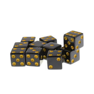 Stone Black agate D6 <b>Dice</b> Cube Natural Gemstone Crystal Stone D6 <b>Dice</b> Engraved Stone Custom <b>Dice</b> <b>Sets</b> - Product Image 5