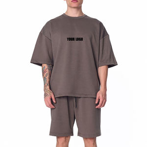 เสื้อยืดคอตตอนสีเทาทรงโอเวอร์ไซส์ High Terzo Sports คอกลม แขนครึ่ง ทรงปกติ พิมพ์ลายโลโก้ด้านหน้า สำหรับฤดูร้อน เป็นมิตรกับสิ่งแวดล้อม แห้งเร็ว - Product Image 4