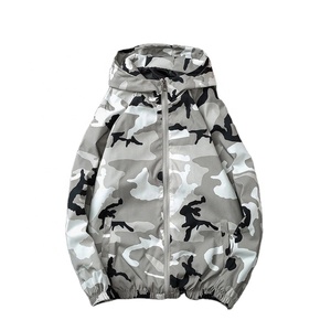 Chaqueta Cortavientos de Camuflaje para Hombre, Chaqueta con Capucha, Chaqueta Cortavientos con Estampado Personalizado, Chaqueta Anorak - Product Image 5