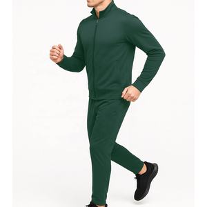 Conjunto Deportivo de Algodón de Alta Calidad al por Mayor, Pantalones Deportivos Verdes y Sudadera con Capucha, Ropa Deportiva de Talla Grande - Product Image 3