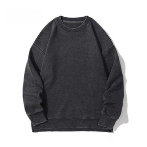 Sudadera para hombre al por mayor, OEM, de algodón polar, estilo relajado, MOQ bajo para marcas de ropa urbana estadounidenses - Product Image 2