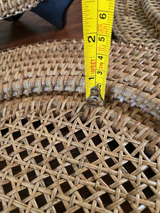 Round Rattan Charger Plate 13 Inch Natural <b>Wicker</b> Decorative Tray for Restaurant Hotel Table Setting - Product Image 4