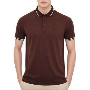 Proveedor Mayorista de Camisetas Personalizadas de Punto Sólido y Transpirable para Hombres, Uniformes de Oficina, Golf y Ropa de Calle - Product Image 4