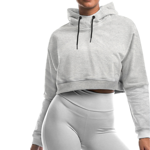 Sudaderas Cortas para Mujer, Tejido de Felpa, Corte Clásico, Material Transpirable y Suave, Cómodas para Uso Diario, Sudaderas con Capucha - Product Image 5