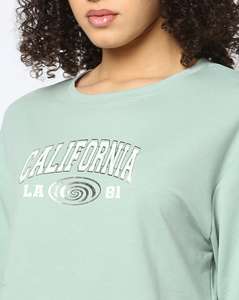 T-shirt décontracté coupe ample pour femme |   T-shirt d'été à manches courtes et col rond 100 % coton |   Impression de logo personnalisé sur t-shirts pour femmes en gros - Product Image 5