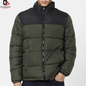 Lightweight Windproof Outdoor Men Puffer Jackets For Winter Warmth Breathable Quilted Padded <b>Bubble</b> <b>Top</b> - Product Image 1