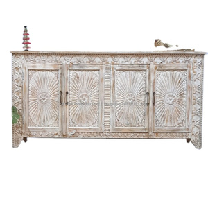 2025 stockage de buffet en bois abordable meubles de salon meubles de buffet modernes Restaurant et hôtel sculpture chambre en bois - Product Image 4