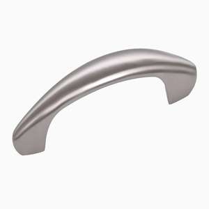 Tirador Moderno de Aleación de Zinc para Muebles, Gabinetes, Cajones, Cómodas y Armarios, Acabado SSMATT BA BLK, Duradero y Ajustable, Herrajes para el Hogar - Product Image 1