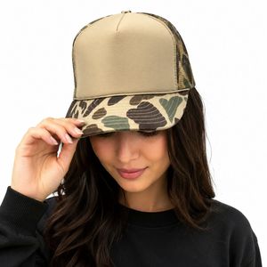 Gorra Trucker de Malla de 5 Paneles con Camuflaje y Bordado 3D, Ajustable, Unisex, Formal, Casual, para Primavera/Verano, para Adultos - Product Image 2