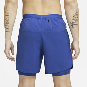 Shorts de sport rose pour homme à séchage rapide avec poches, logo frontal, cordon de serrage, longueur mi-cuisse, couleur unie, 100 % toile de coton - Product Image 5