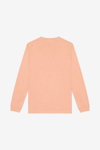 Camiseta de Algodón de Manga Larga para Hombre, Cuello Redondo, Color Sólido, Estilo Casual, con Logotipo Estampado en la Parte Delantera, Corte Regular, Venta al Por Mayor - Product Image 5