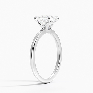 Bague BOJ 0102 en argent 925, taille princesse, avec halo de pierres, sertissage à griffes, solitaire, diamant 2 carats, couleur D, VVS1, moissanite certifiée GRA - Product Image 2