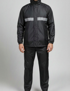 New RTS Custom Logo Men's Nylon <b>Wind</b> <b>Breaker</b> Contrast Panel With Pant Set For Summer Breathable Set Highstreet Zipper Jacket - Product Image 1