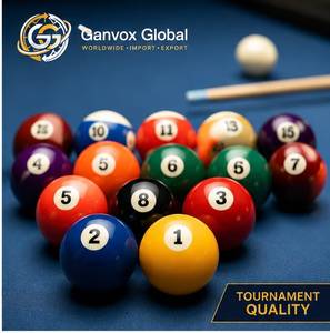Jeu de billes de billard Ganvox Global en résine premium pour jeu professionnel, couleurs brillantes et durables - Product Image 2