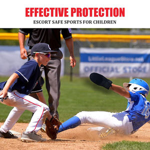 Vornex Industry Men's <b>Baseball</b> Sliding Mitt & Gloves Sheepskin Material Adjustable Wrist Strap Hook and Loop Closure Outdoor Use - Product Image 6