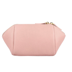 Étui à cosmétiques en cuir véritable tendance, grande capacité, pour hommes, organisateur de maquillage multi-compartiments avec fermeture sécurisée - Product Image 5