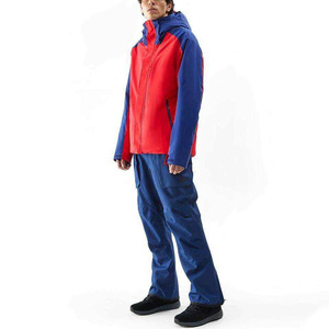 Conjunto de traje de esquí de 2 piezas personalizado para hombre – Chaqueta de esquí alpino con capucha, impermeable y cortavientos de 3 capas y pantalones de nieve - Product Image 1