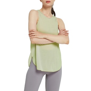 Camisetas sin mangas de algodón de alta calidad para mujer 2024, camisetas personalizadas para deportes de Fitness, gimnasio, entrenamiento para correr, camisetas de Yoga de talla grande XL, suministro al por mayor - Product Image 3