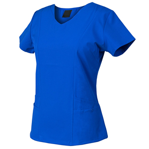 Nouvel ensemble d'uniformes médicaux pour infirmières : Blouse zippée et pantalon de jogging extensible – Vente en gros de tenues médicales tendance - Product Image 2