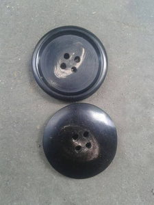 Boutons en agate naturelle de qualité supérieure, en corne de buffle, style animal sculpté, avec fonction imperméable - Product Image 3