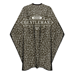 Capa de Barbero de Nailon Impermeable con Logotipo Personalizado, Capa Profesional para Peluquería, Reutilizable, Ajustable, para Corte de Cabello - Product Image 1