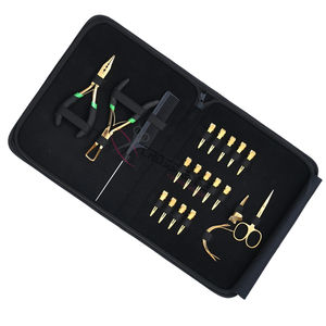 ชุดอุปกรณ์ต่อผมแบบไมโครริงทองคำครบชุด พร้อมคีมจีบและคีมถอดสแตนเลส และคลิปหนีบผมแบบวงแหวน - Product Image 1