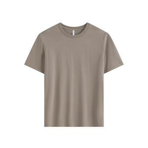 OEM Customized Logo Embroidery 210G Ice Silk Cooling Cotton Womens Solid Color Casual Fashion Short Sleeve Summer Womens T Shirt - Product Image 5