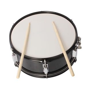 Tamburo professionale 14X5.5 pollici nero rullante con chiave a tracolla per bacchetta, inclusi accessori essenziali - Product Image 1