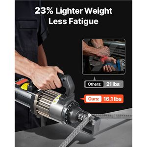 Tagliabarre Elettrico Idraulico Portatile ad Alta Potenza 1000W # Tagliabarre 5 in 1 da 5/8 Pollici (4,16 mm) con Taglio in 2 Secondi, Nuovo Motore - Product Image 3