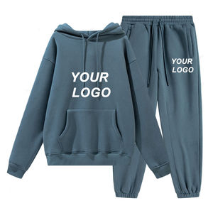 Conjunto Deportivo para Hombre, 100% Algodón, 330G, Sudadera con Capucha y Pantalones Deportivos de Alta Calidad con Estampado Personalizado - Product Image 3