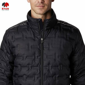 Blouson matelassé sur mesure pour homme, logo personnalisé, fermeture éclair, tissu respirant et confortable, design ODM - Product Image 2