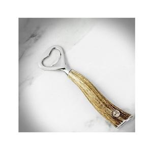 Best Quality Natural Buffalo Horn Eco-Friendly Modern Design Stainless Steel Handle Handicrafts Corkscrew Wine/Bottle Cap <b>Open</b> - Product Image 5