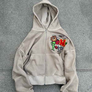 Manufacturer Sun Faded Sweater Custom Plain Embroidery Patches Sweatshirt Unisex 600GSM 100% Cotton <b>Thick</b> French Terry Hoodies - Product Image 5