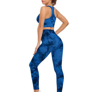 Conjunto de Top Corto Deportivo Sin Costuras Sexy para Mujer, Tallas Grandes, con Almohadillas Individuales para el Pecho, de Alta Intensidad, para Baloncesto, Venta al por Mayor - Product Image 2