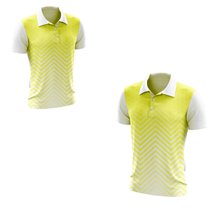 Camiseta Deportiva de Golf para Hombre, de Alta Calidad, 100% Poliéster, Tejida, con Estampado Digital Personalizado, Corte Ajustado, Manga Corta, Secado Rápido y Transpirable - Product Image 5