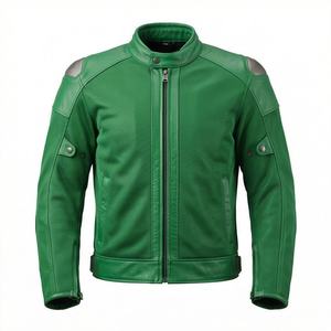 Veste de moto en cuir véritable pour homme de qualité supérieure, nouvelle arrivée, vestes de moto d'hiver, protections amovibles, personnalisables - Product Image 1